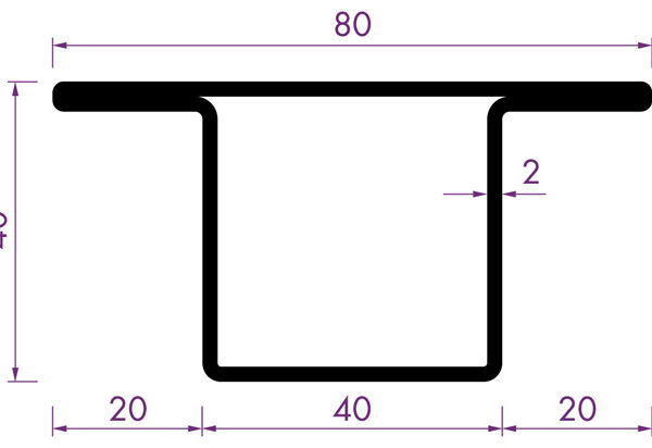Serie 40 vleugelbuizen