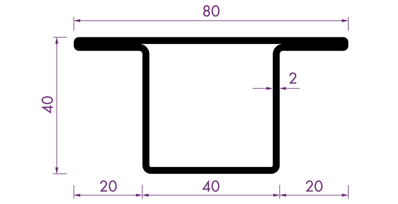 Serie 40 vleugelbuizen